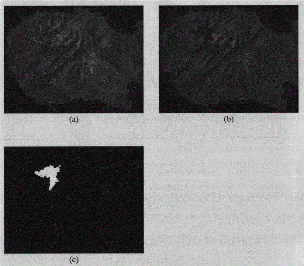 NSST (NonsubsampledShearlet Transform) domain MRF (Markov Random Field) and adaptive threshold fused remote sensing image change detection method