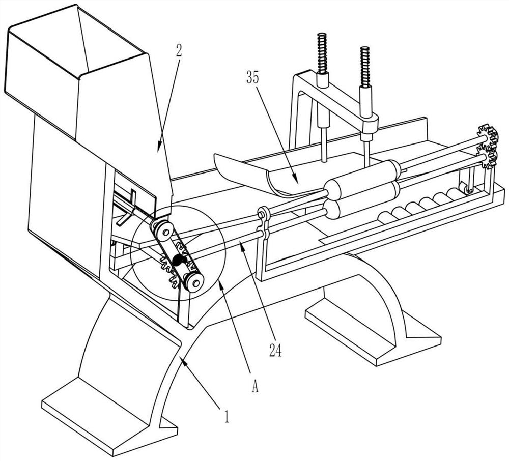 Sorting equipment for hairbrush processing