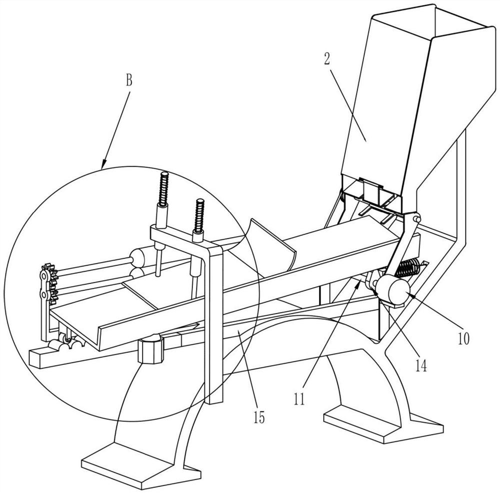 Sorting equipment for hairbrush processing