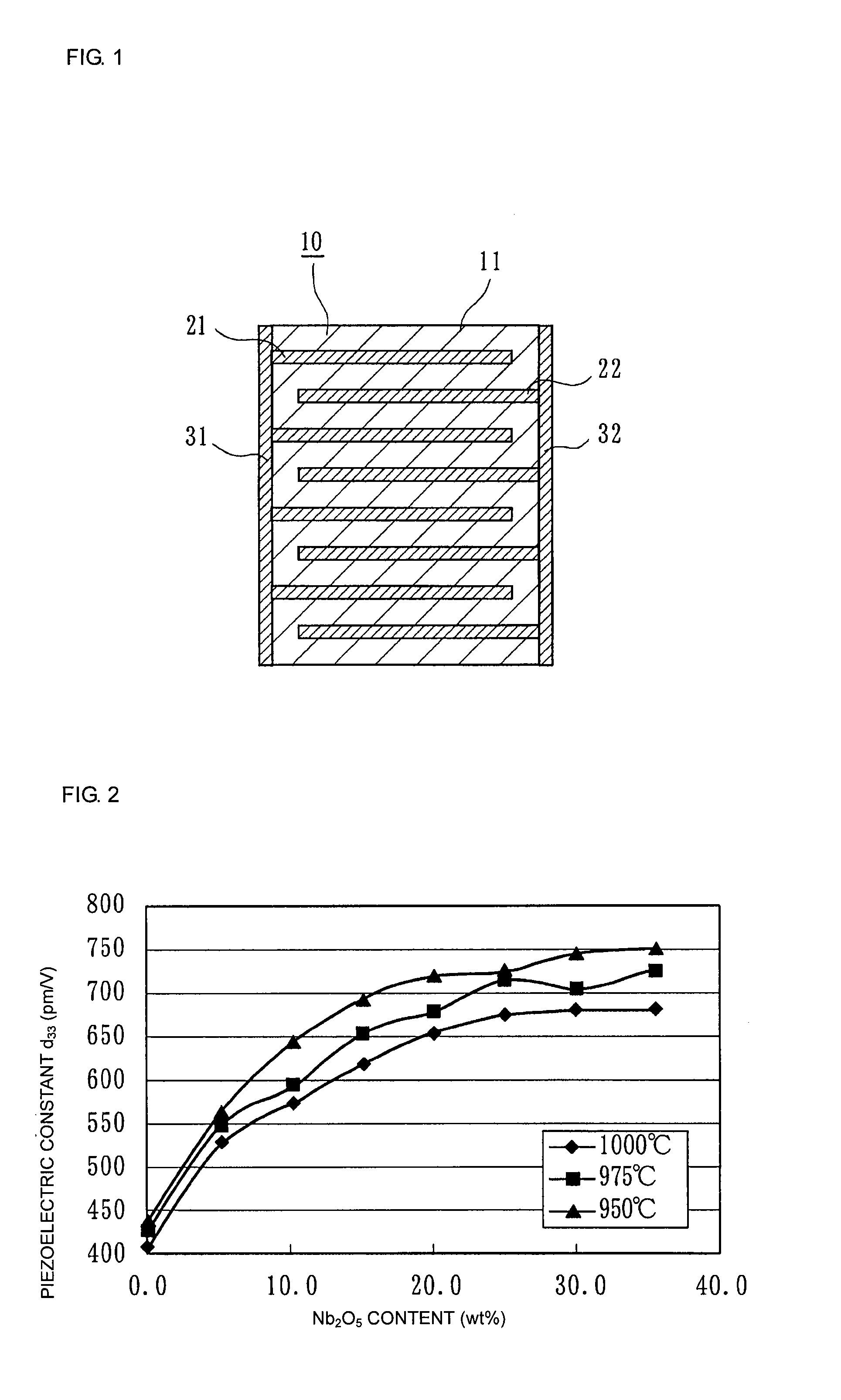 Laminated piezoelectric element and process for producing the same