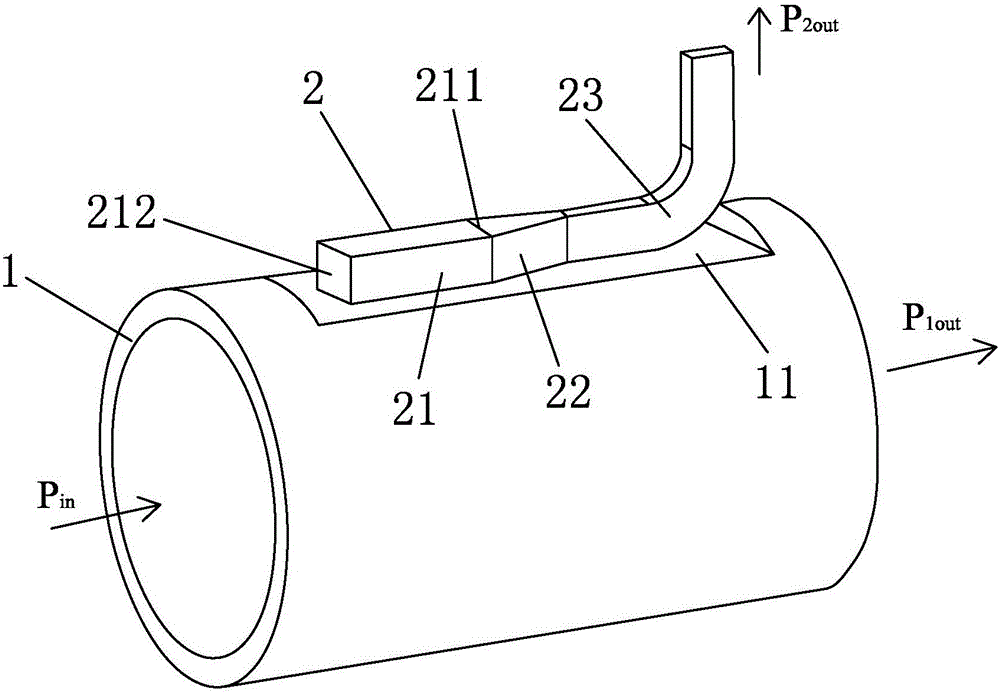 Directional coupler used for measuring microwave power of gyrotron traveling wave tube and manufacturing method for directional coupler