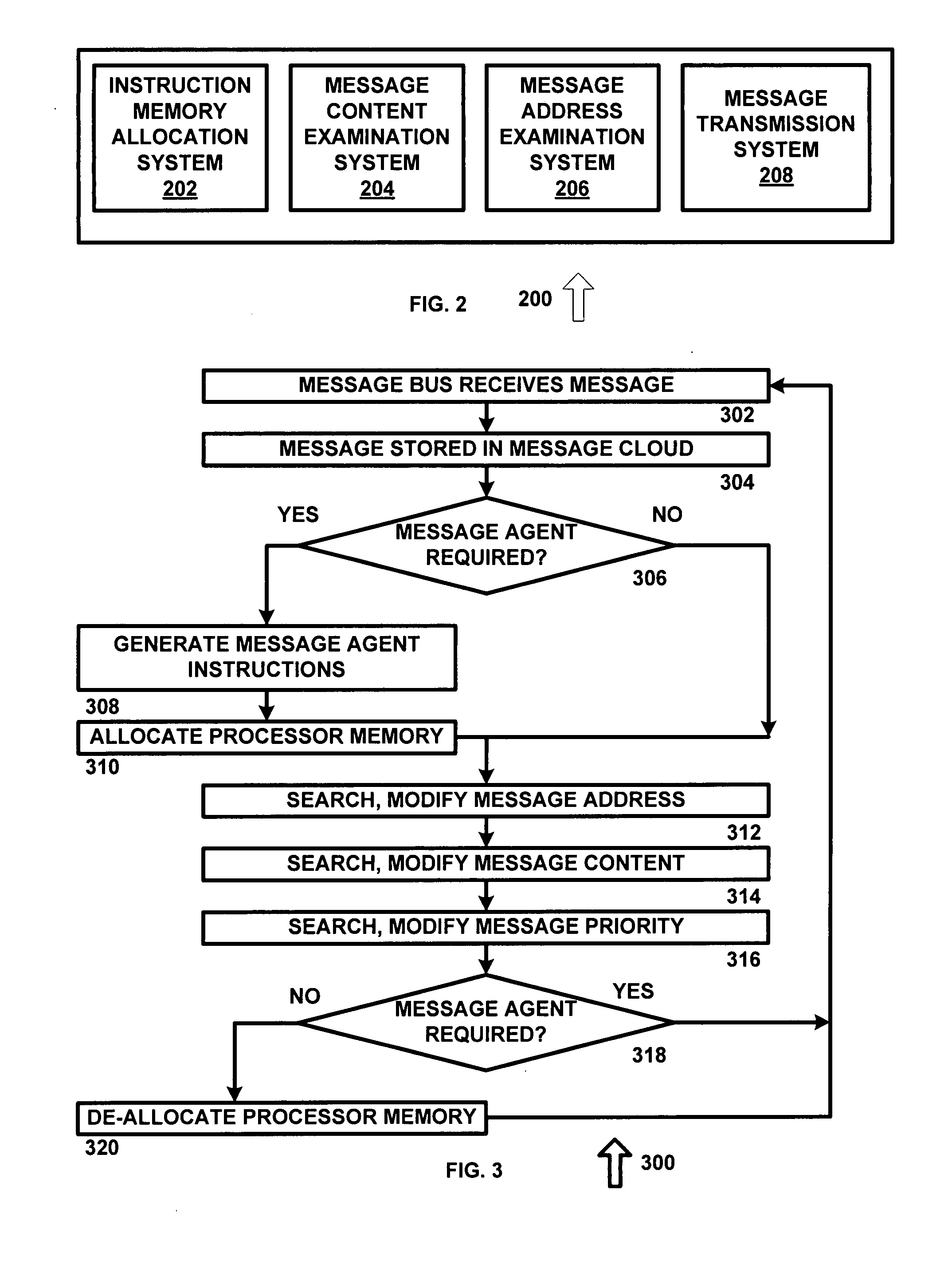 System and method to provide a message service agent with pluggable functionality