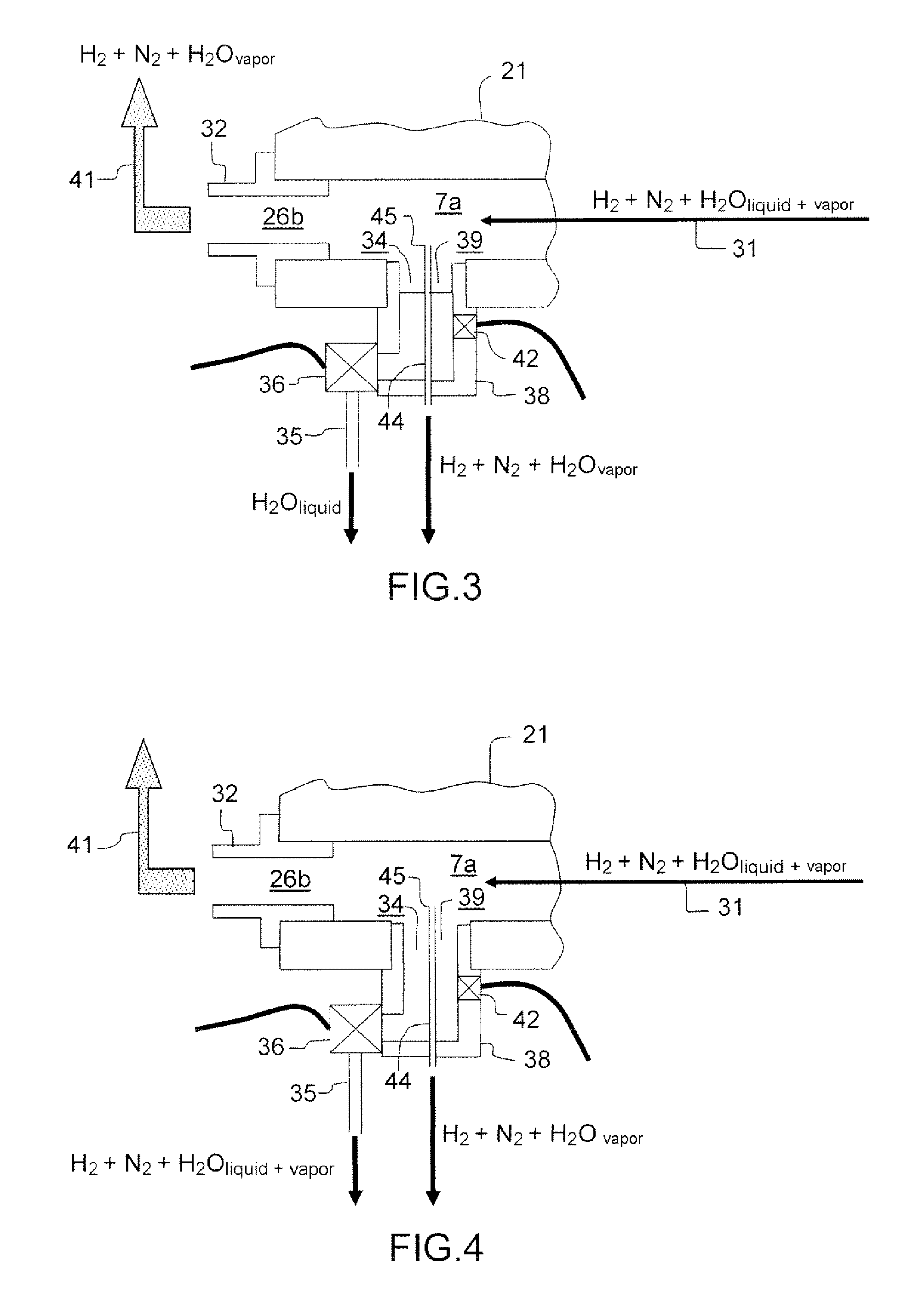 Delivery head for a fuel cell