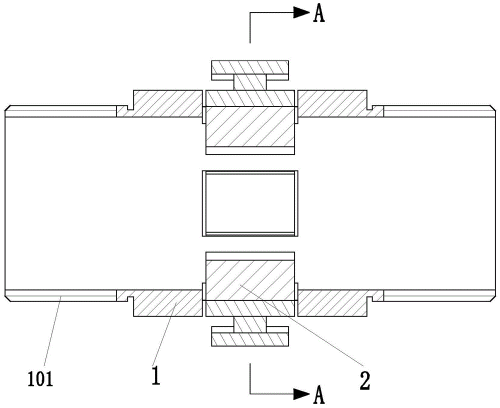 A positioning device for an inner hole positioning fixture