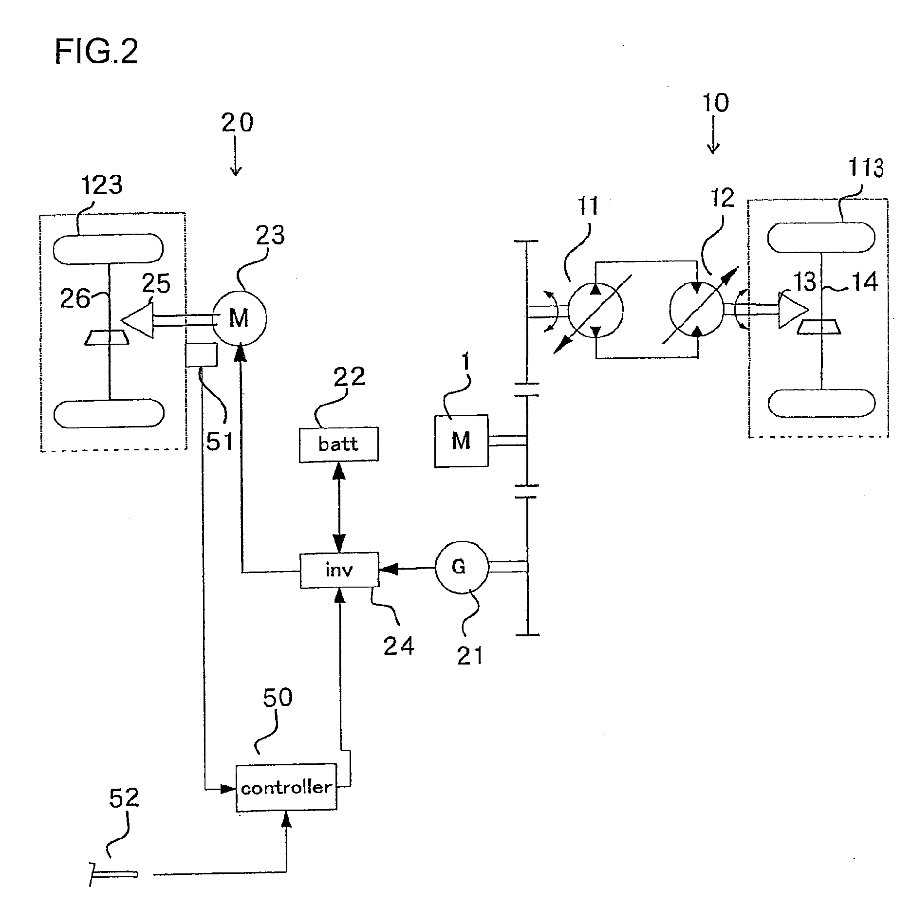 Travel Drive System for Work Vehicle, Work Vehicle, and Travel Drive Method