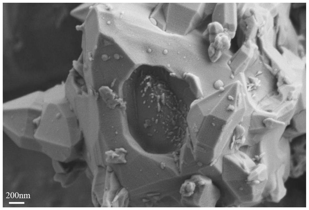 A heteronuclear polymetallic organic framework material and its preparation and application in denitrification and mercury removal