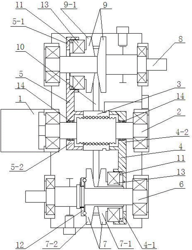 Speed adjustment mechanism for conical plate type continuously variable transmission and conical plate type continuously variable transmission