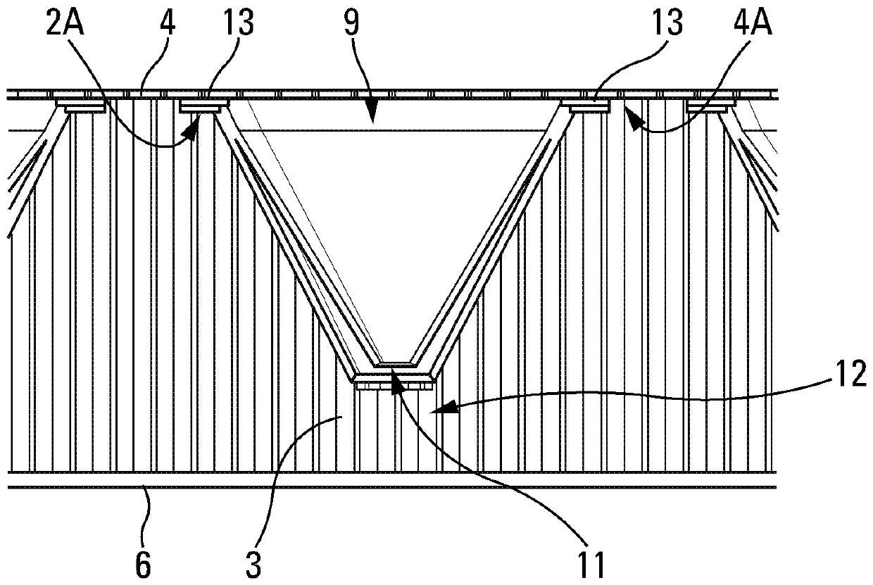 Acoustic attenuation panel for aircraft