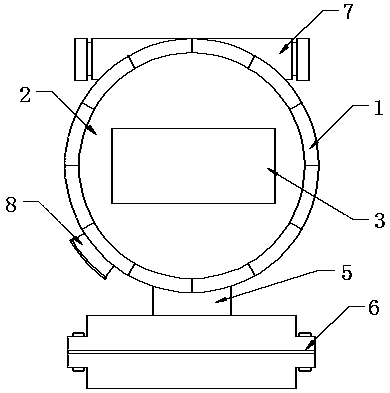 High temperature and high pressure resistant petroleum instrument