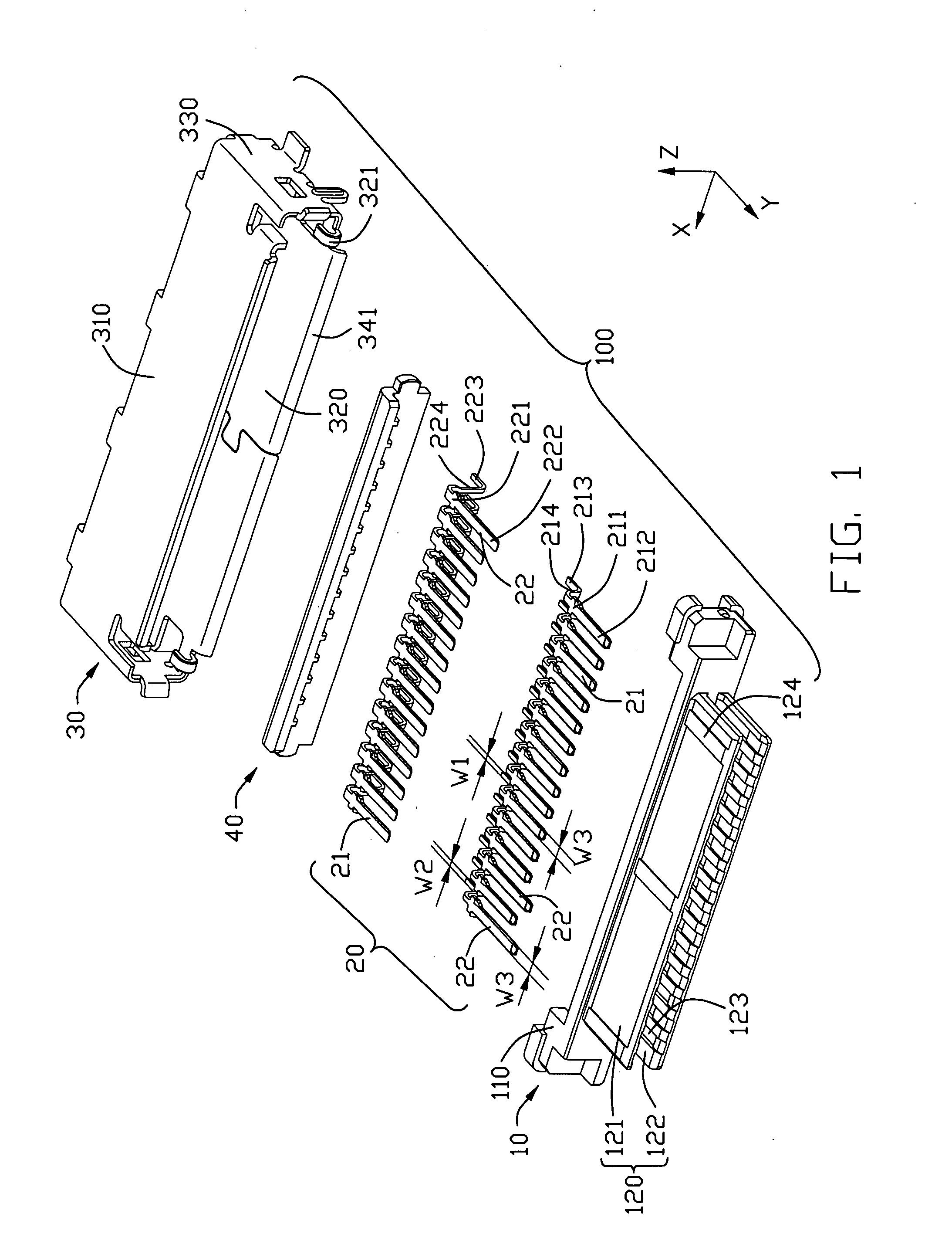 Electrical connector with improved contact