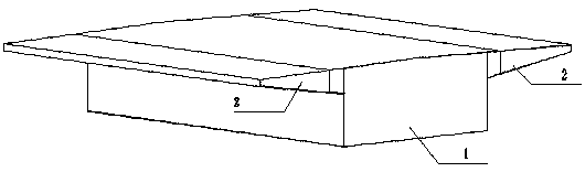 Ultra-wide steel box girder component of a bridge and a water splicing method thereof