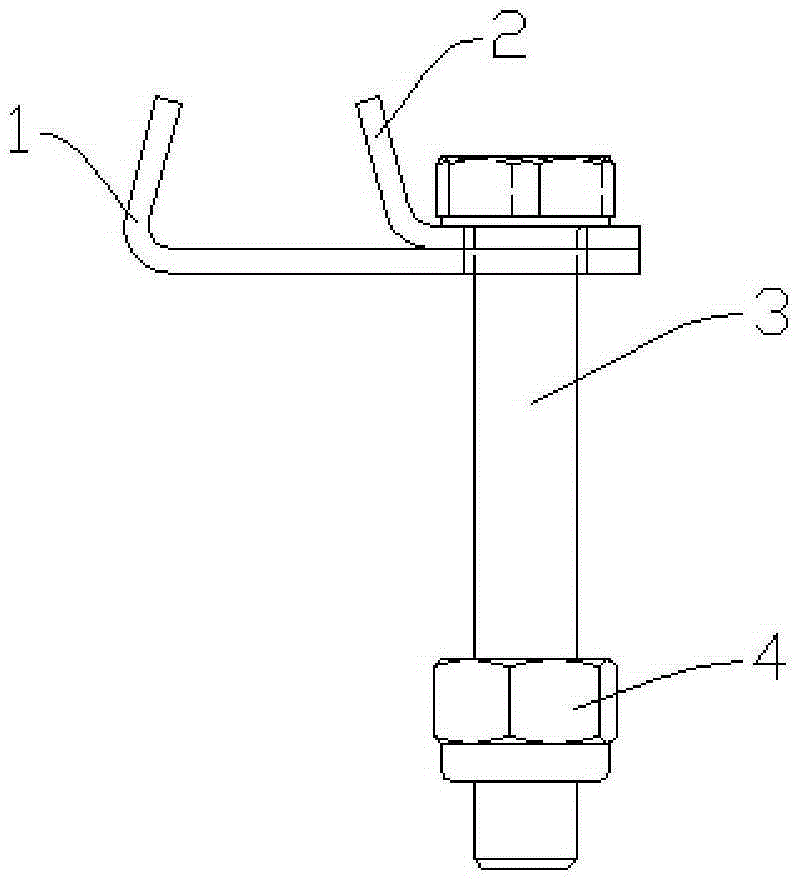 Trapezoidal part fixing device