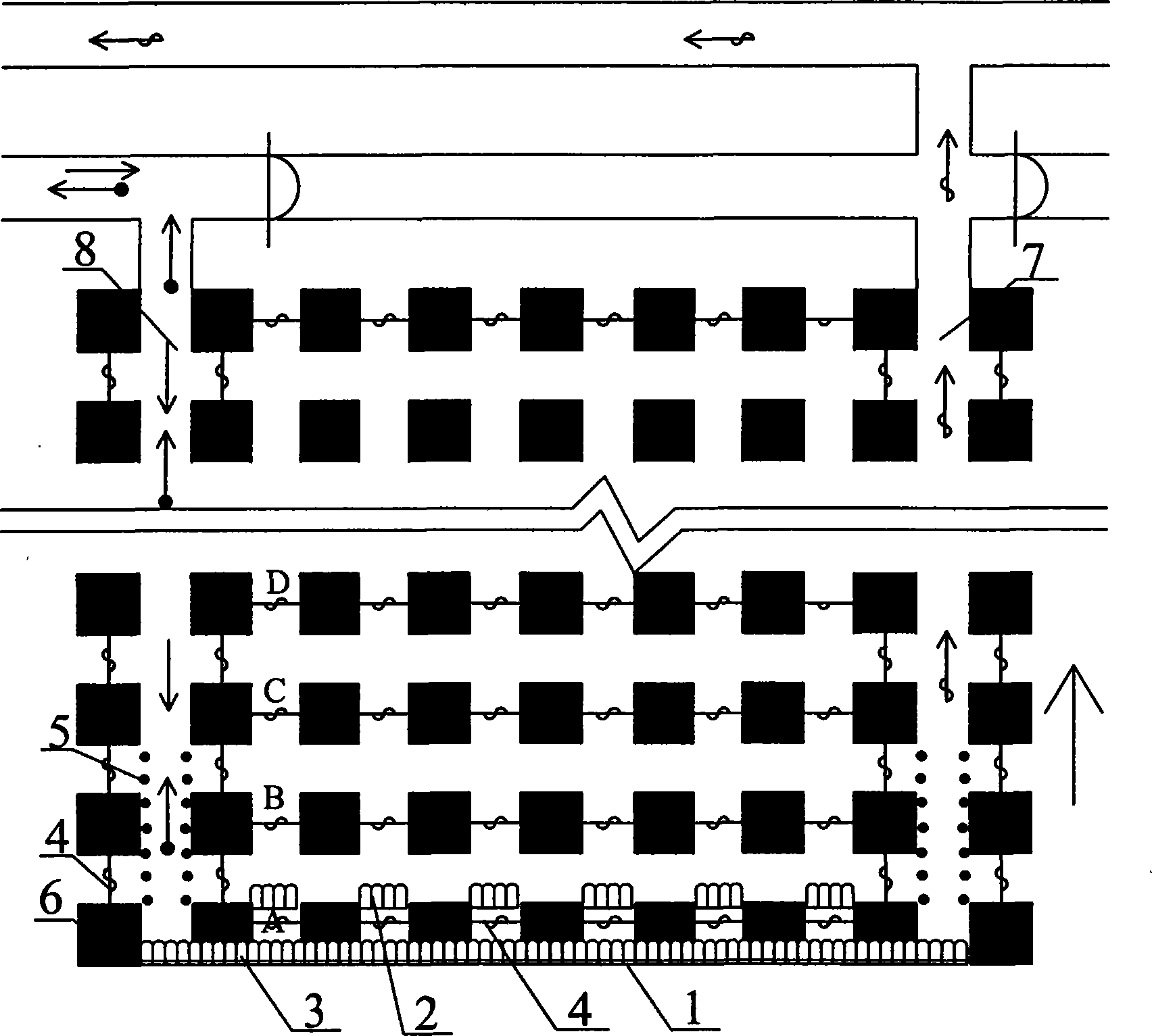 Long-wall integrated-extraction reclaiming room-type coal column mining method