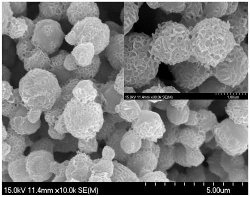 Preparation method and application of carbon mesh-coated mesoporous wo3/tio2 composite microspheres