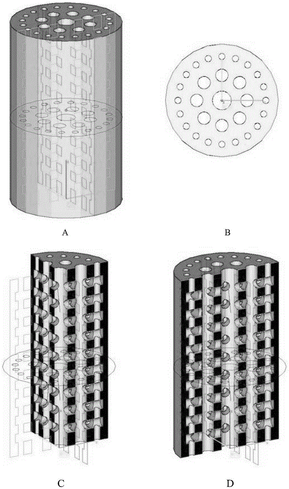 A kind of nano-artificial bone scaffold similar to natural bone structure and preparation method thereof