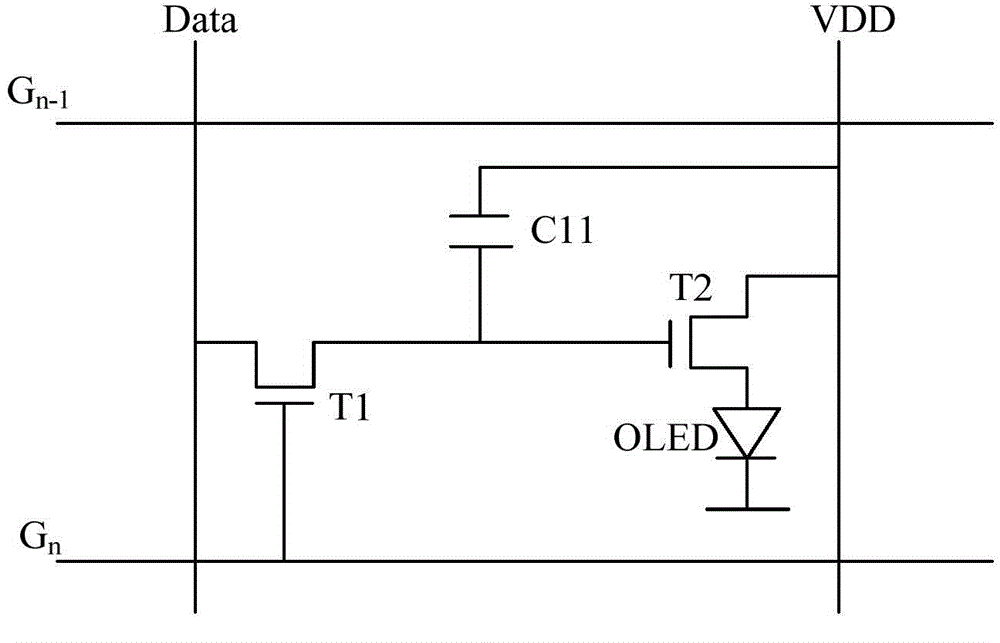 OLED (organic light emitting diode) pixel circuit