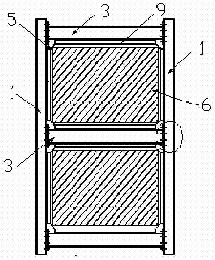 A kind of anti-lateral force system and bearing capacity calculation method of multi-layer and high-rise steel structure