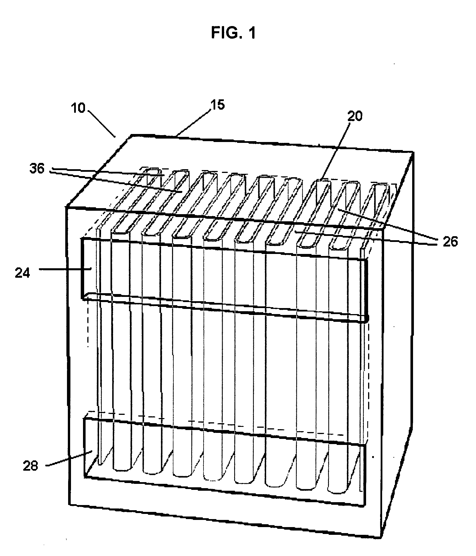 Pleated heat and humidity exchanger with flow field elements