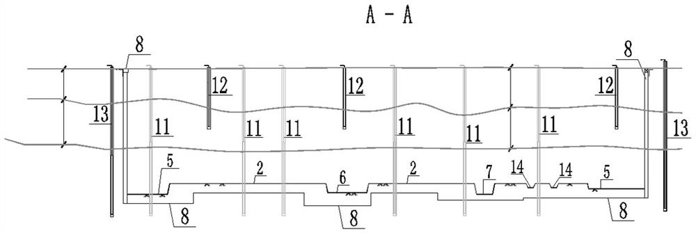 Dewatering treatment method for steeply inclined strip-shaped interbed composite stratum foundation pit