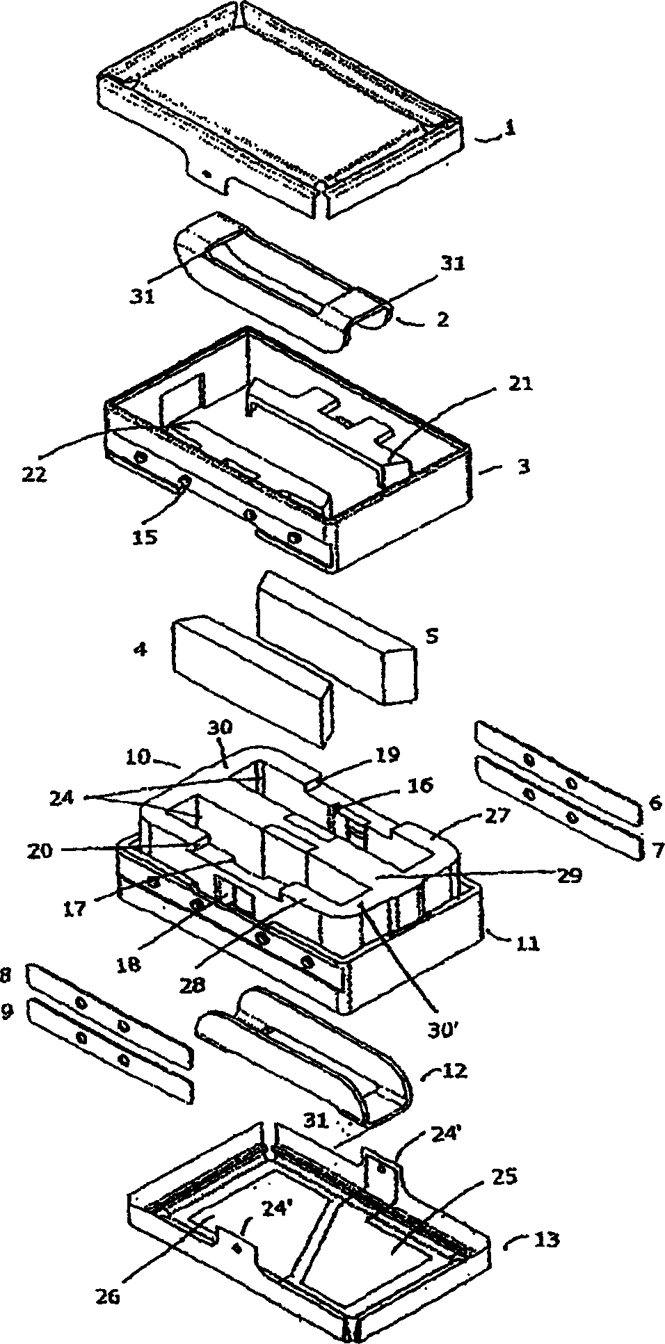 An electro-acoustic transducer with two diaphragms