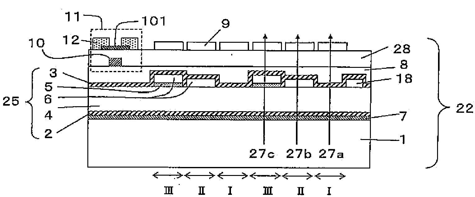 Substrate with interference type optical filter layer and displaying device with substrate