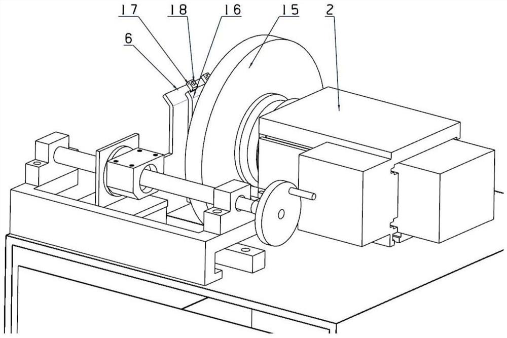Multifunctional composite insulator umbrella skirt sample grinding machine