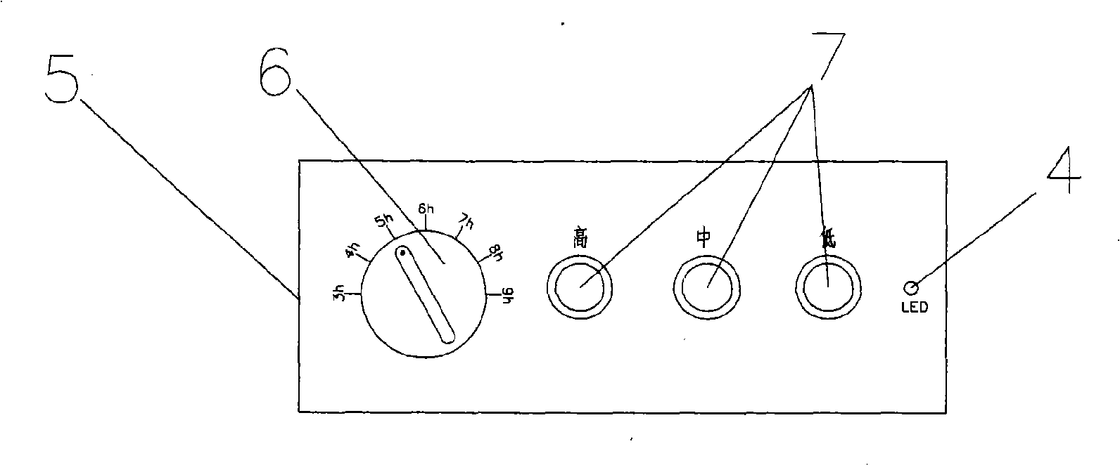 Method for timing controlling power of sodium lamp and apparatus thereof
