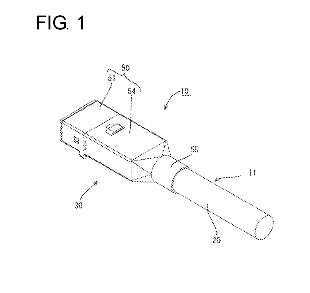 Communication connector and communication connector with cable