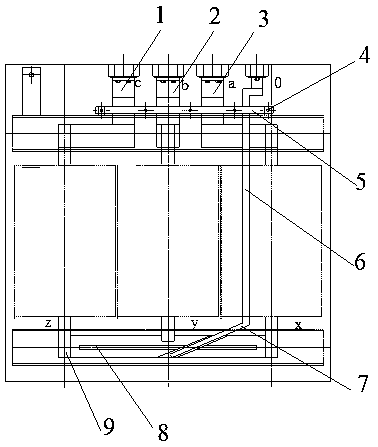 Lead wire arrangement structure capable of controlling direct current resistance unbalance