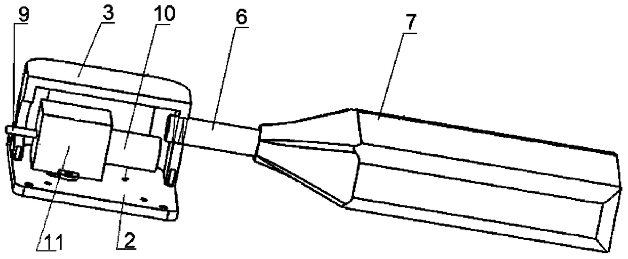 A percussion acoustic detection device for insulator prtv coating quality