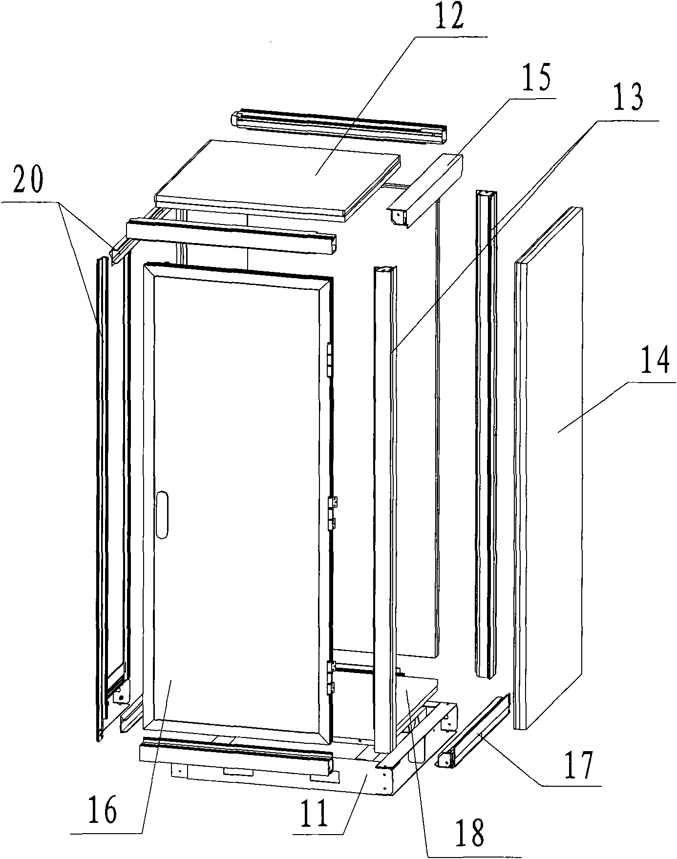 Combined cabinet