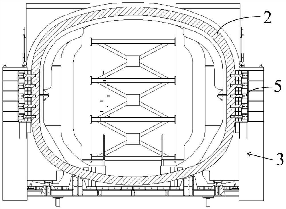 Self-locking retaining device and retaining method for pipe jacking construction