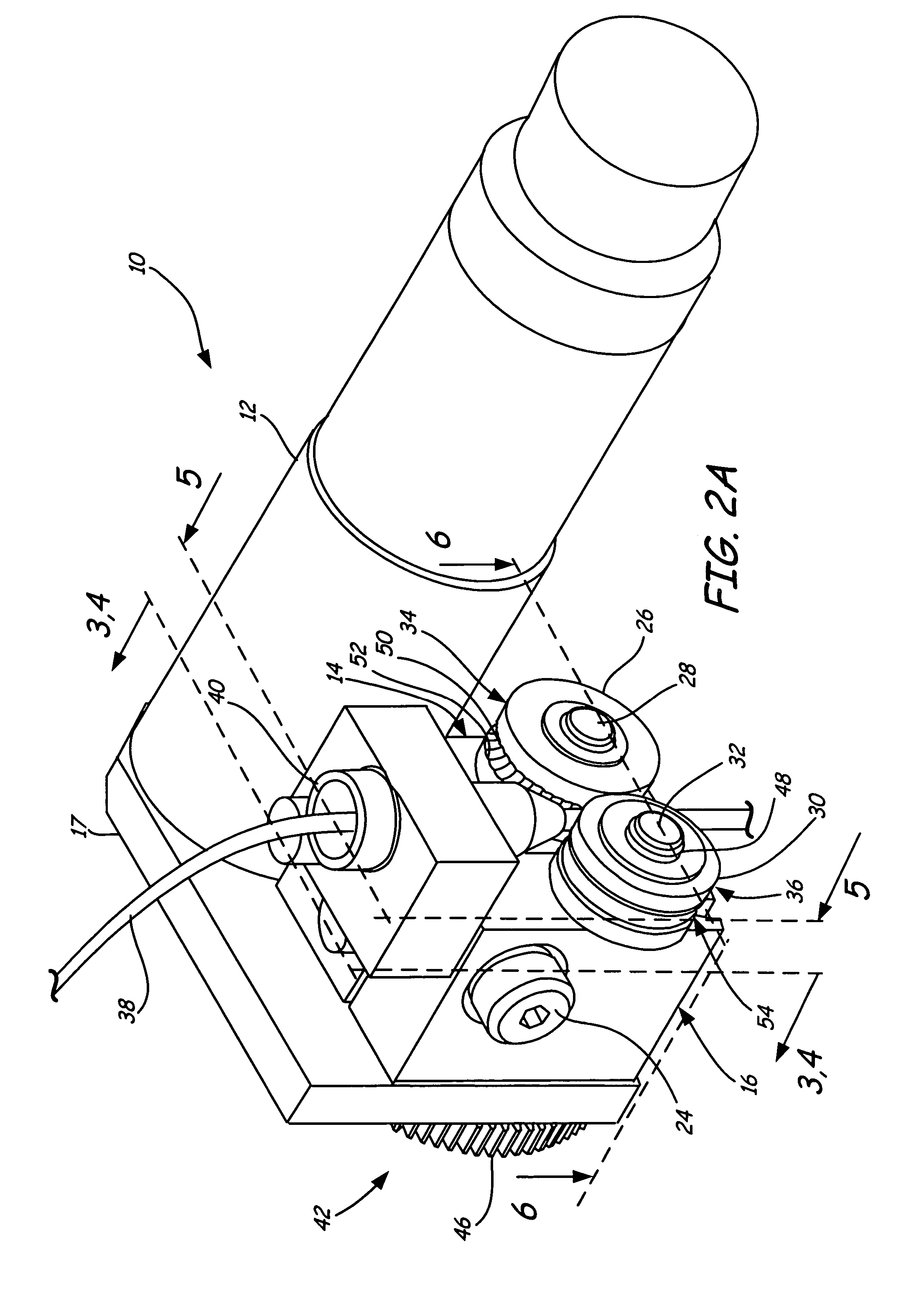 Rapid prototyping system with controlled material feedstock