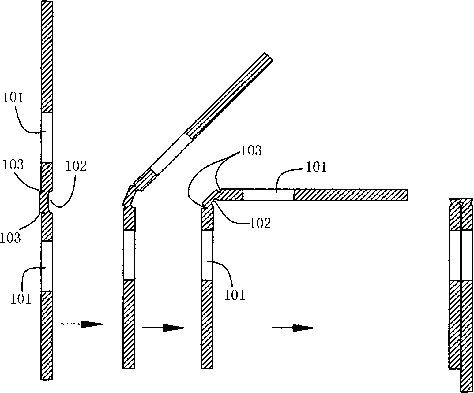 Fold, preparation method thereof, paper box and double-edge reverse-press cutting die