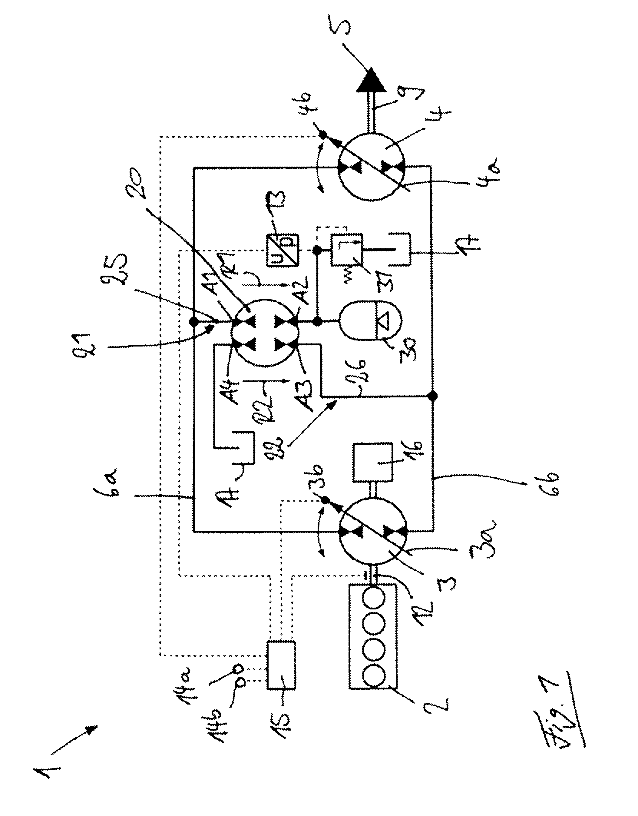 Hydrostatic Drive System In A Closed Circuit