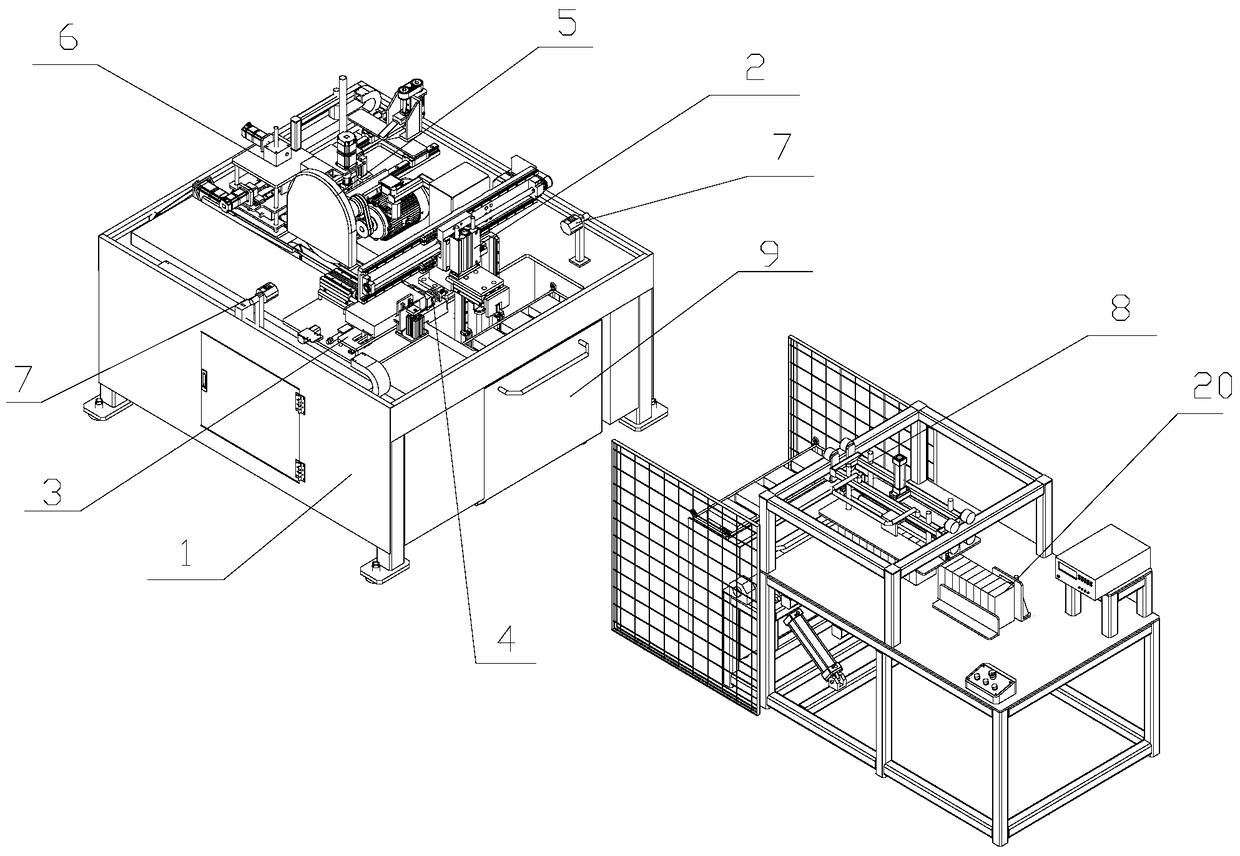 Power battery automatic dismantling and recycling equipment and method