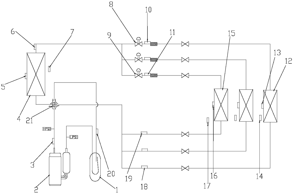 Heating electronic expansion valve control method