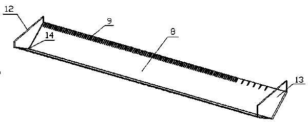 High temperature liquid emergency discharge tank buffer structure