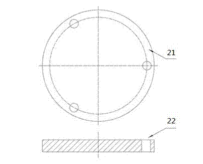 Plate electrode fixing structure