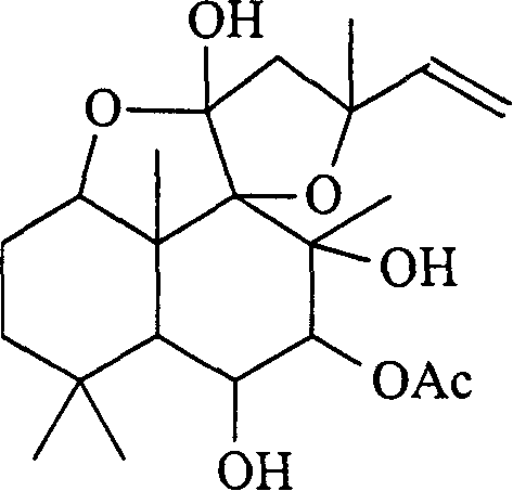 Anticancer diterpene analog compound intravenous injection formulation, and its preparation method and uses