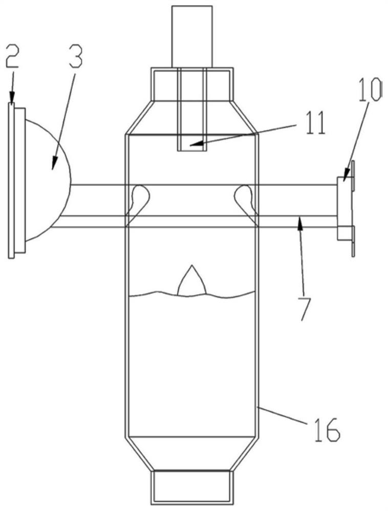 Infrared light liquid drop detection device and method