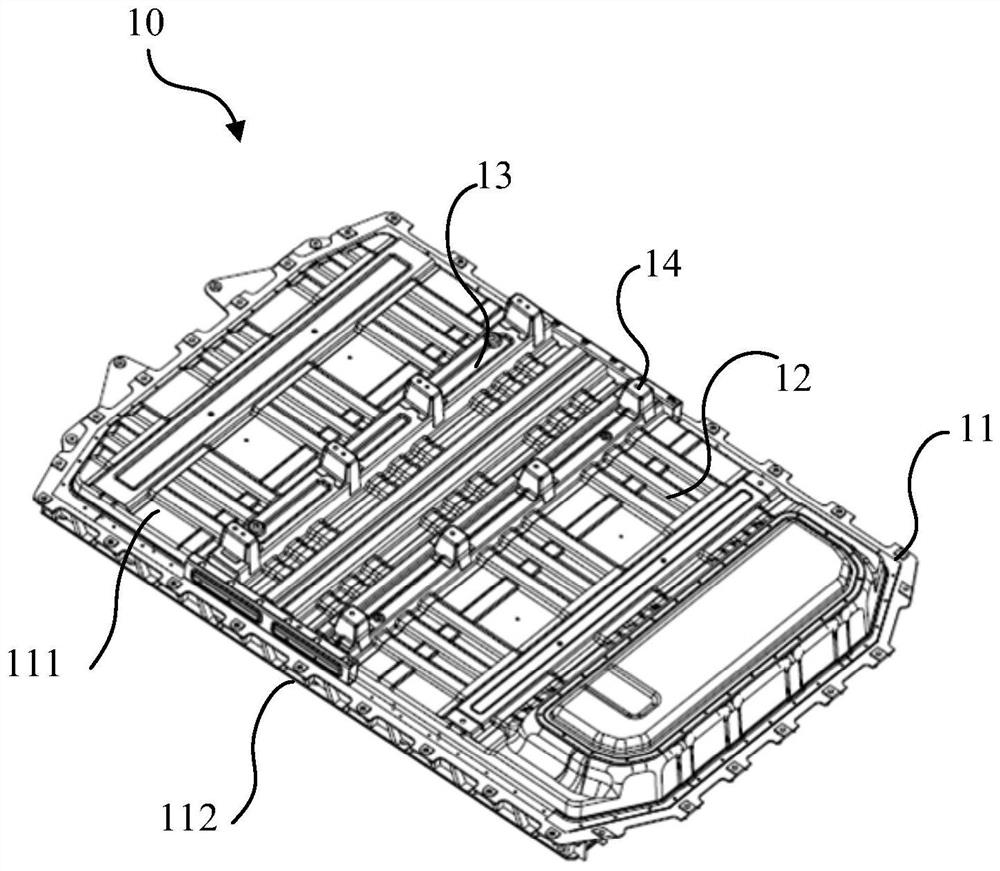 Power battery pack and vehicle body integrated structure of vehicle and vehicle