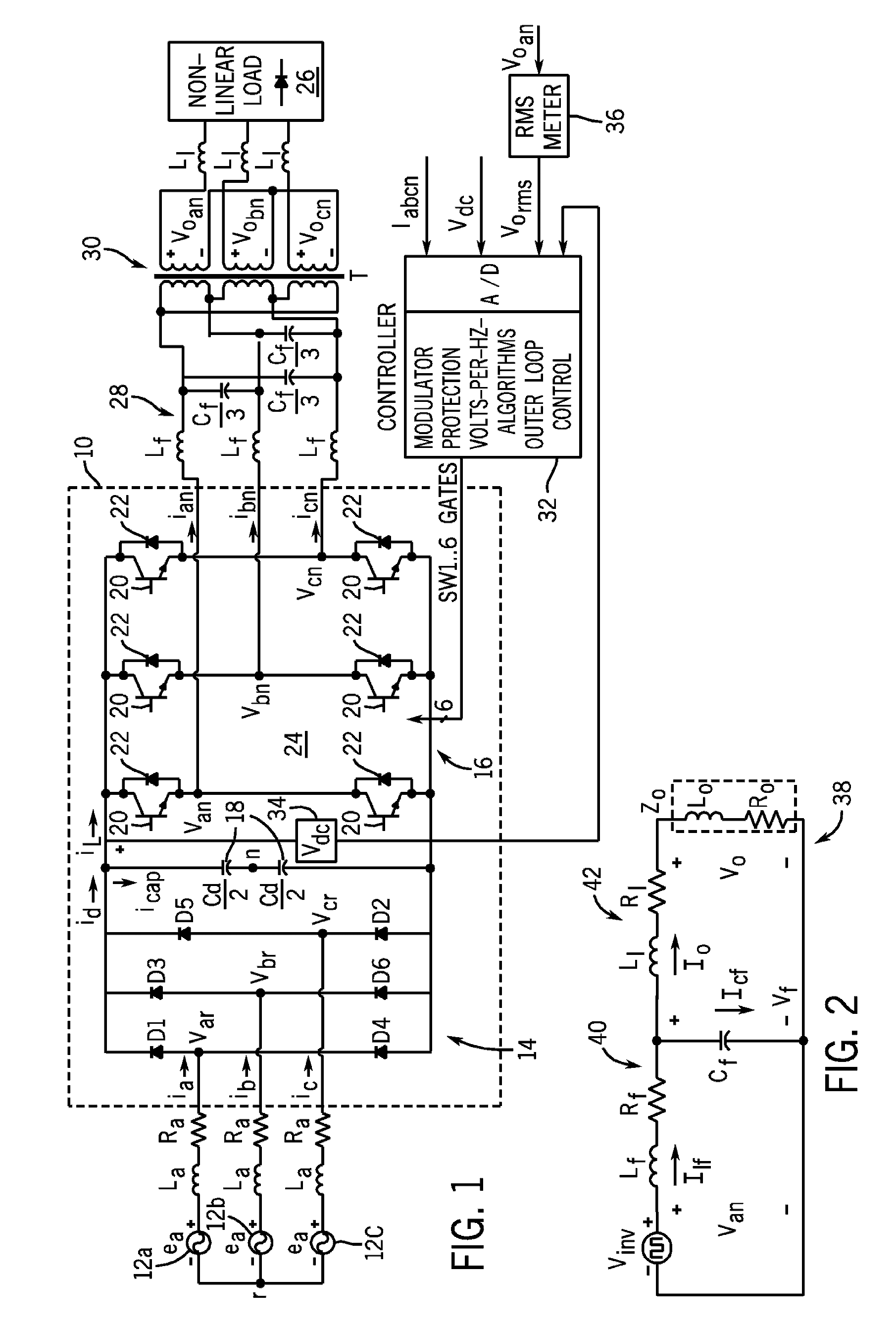System and method of controlling power to a non-motor load