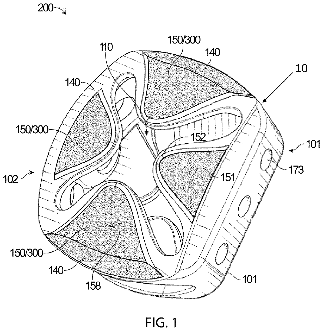 Dynamic intervertebral spacer implant