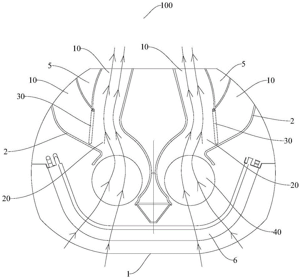 Air-conditioner indoor unit and air outlet control method of air-conditioner