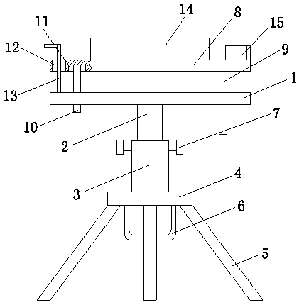 Projector support frame for English language teaching