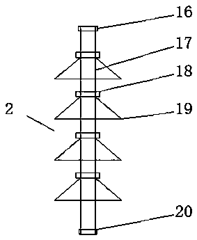 Lightning protection device for high-voltage power transmission line tower