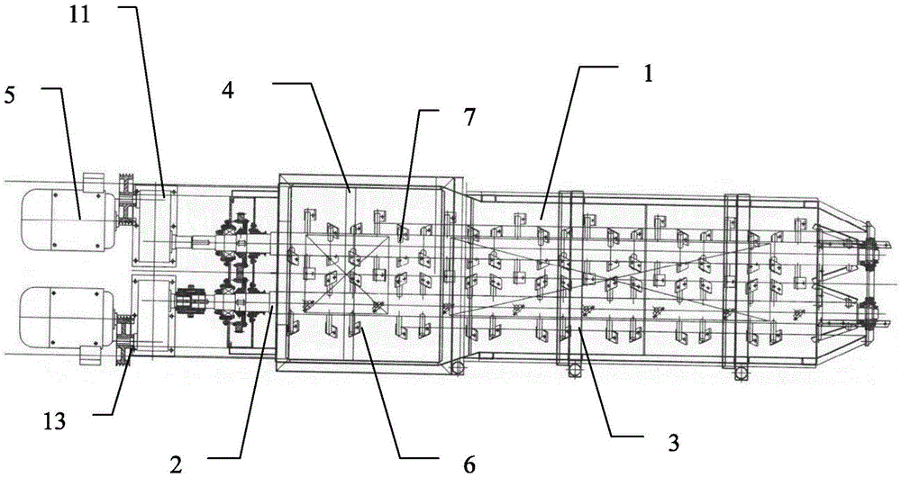 A cold recycling mixing tank for emulsified asphalt