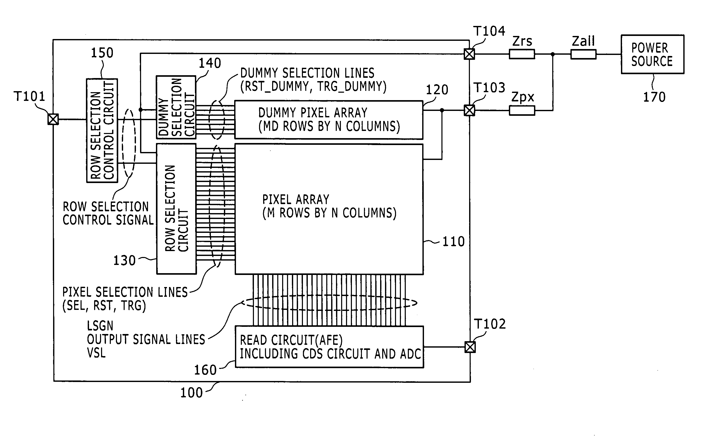 Solid-state imaging element and camera system