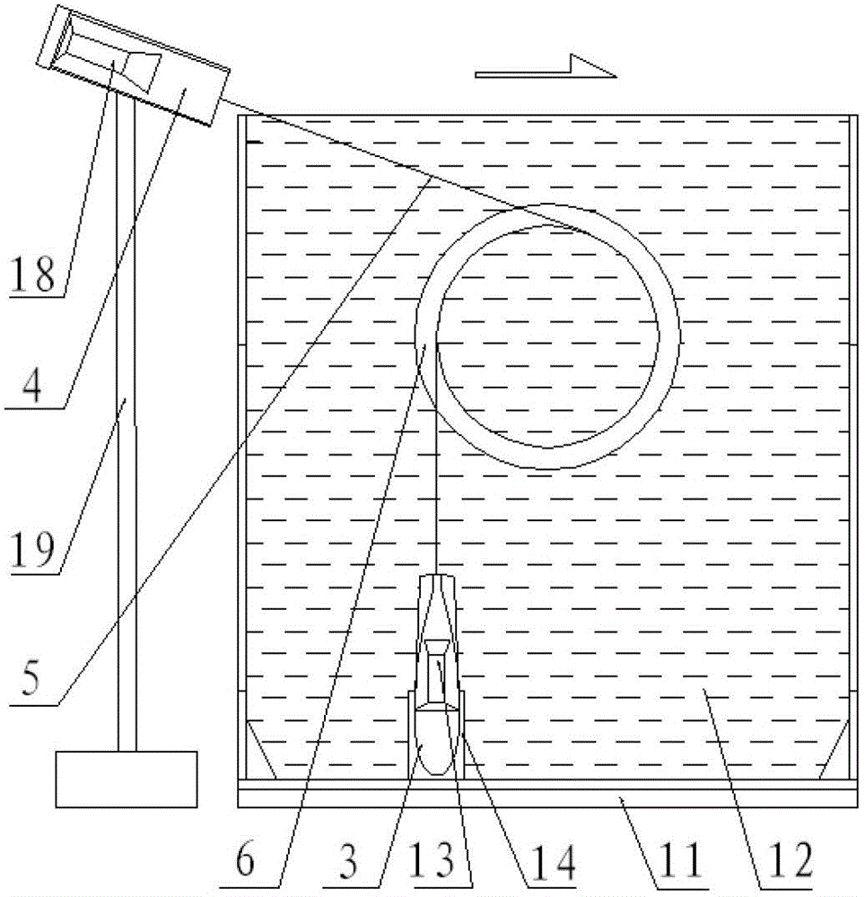 Disposable profile measurement system transmission wire delivery speed simulation detection device